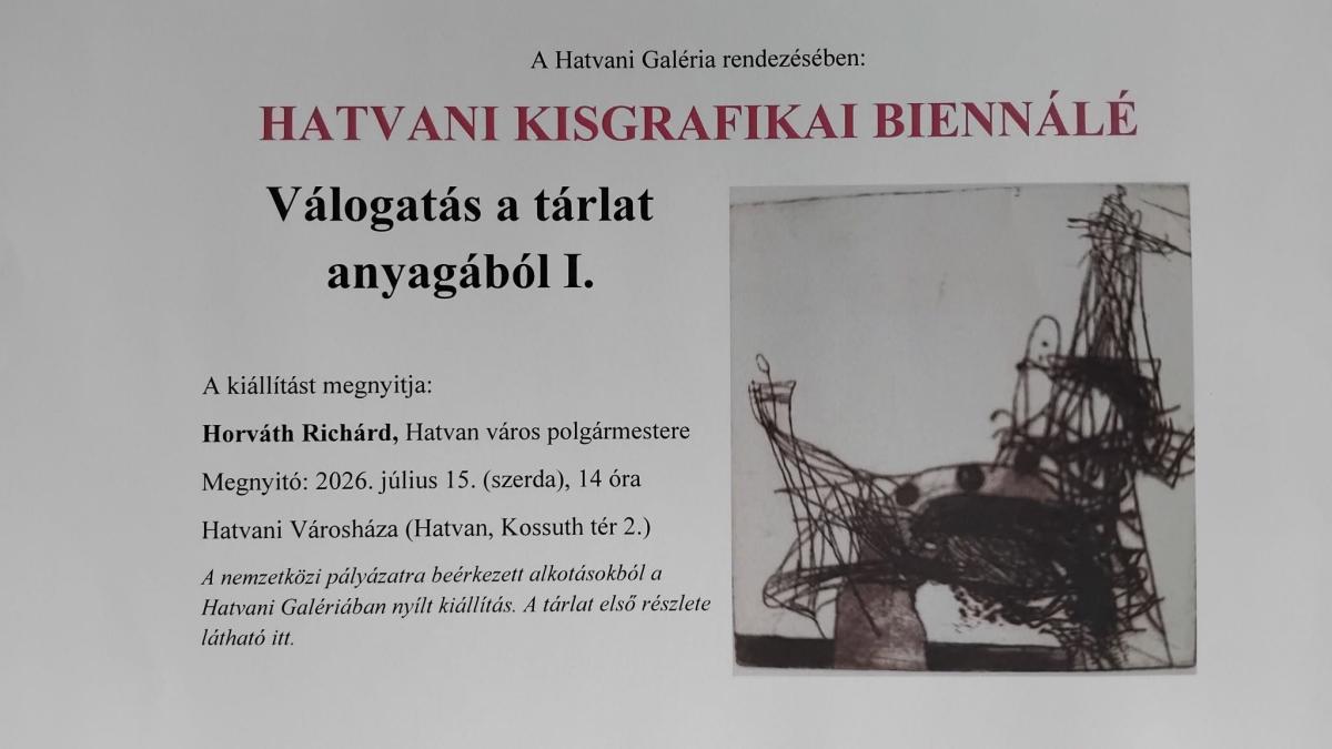 VI. Kisgrafikai Biennálé – Városháza Galéria – Hatvan